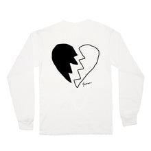 Load image into Gallery viewer, HALF OF ME LS TEE (WHITE)