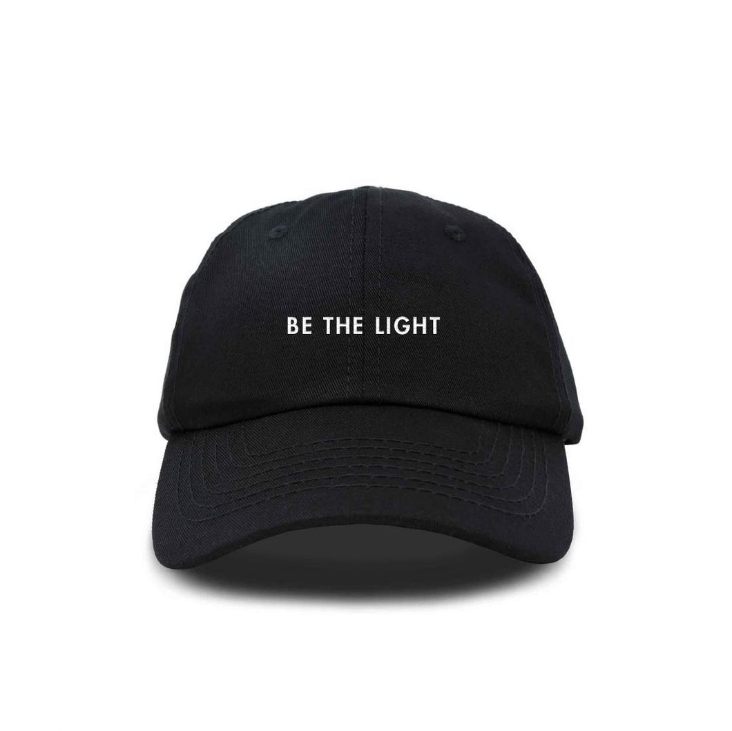 BE THE LIGHT DAD HAT